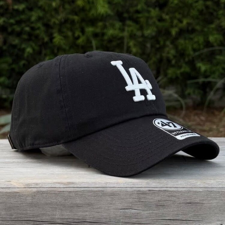 47 Brand LA Dodgers 47 Clean Up Black White