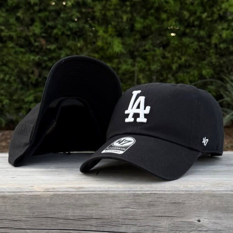 47 Brand LA Dodgers 47 Clean Up Black White