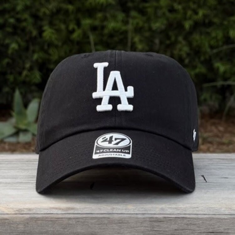 47 Brand LA Dodgers 47 Clean Up Black White