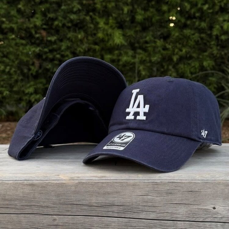 47 Brand LA Dodgers 47 Clean Up Navy White