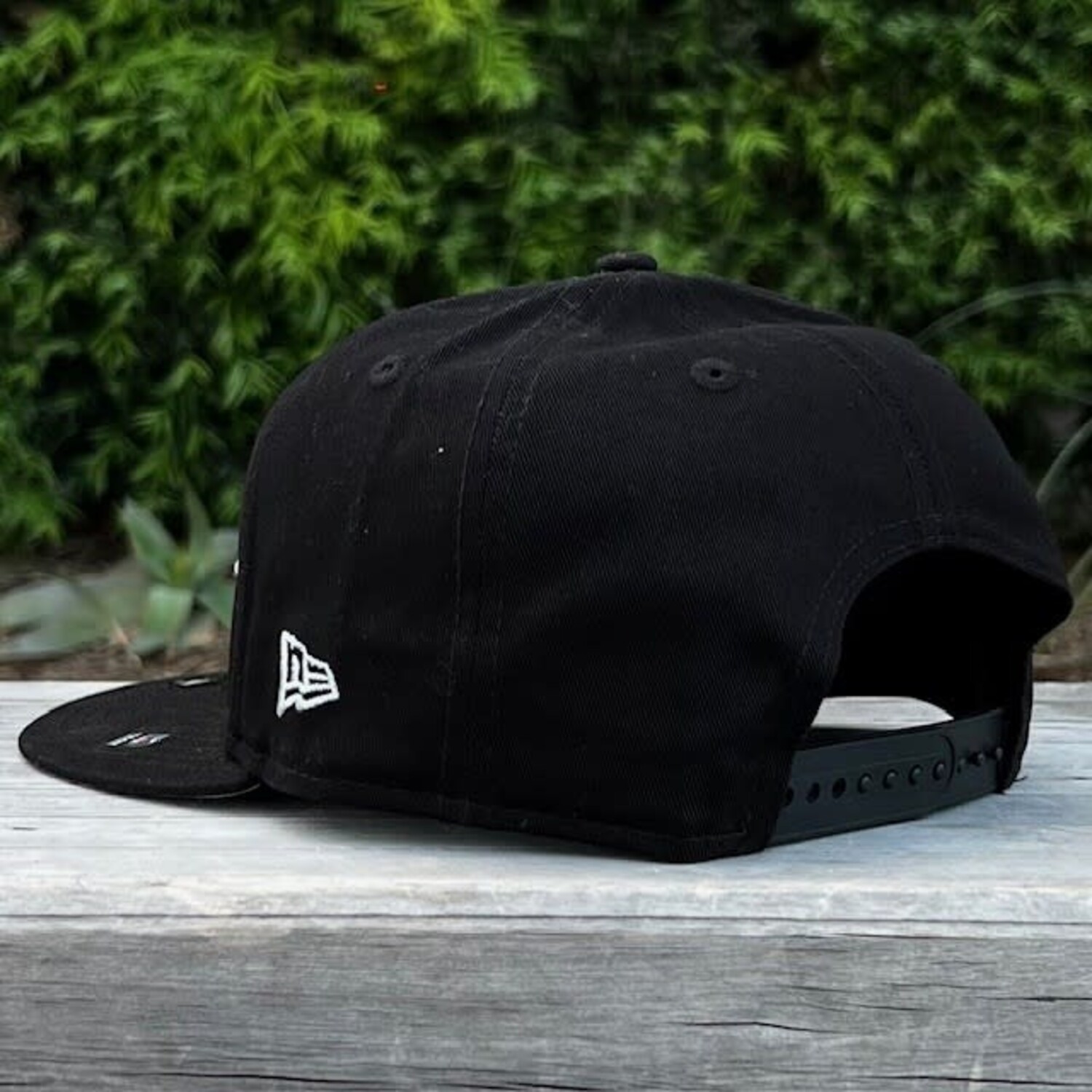 Raiders New Era Basic Black Script 950 Snapback - The Locker Room