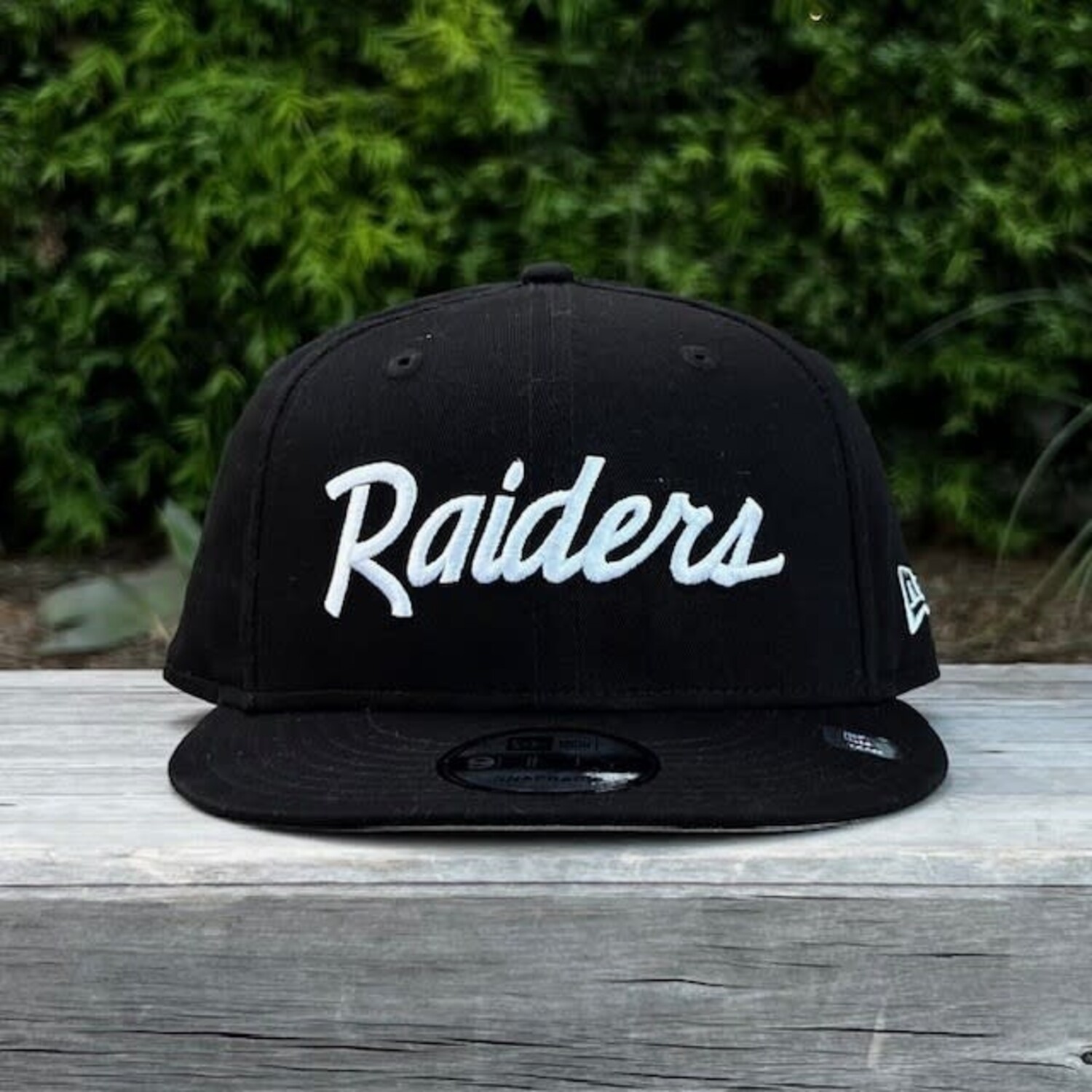 Raiders New Era Basic Black Script 950 Snapback - The Locker Room Raiders New Era Basic Black Script 950 Snapback - The Locker Room