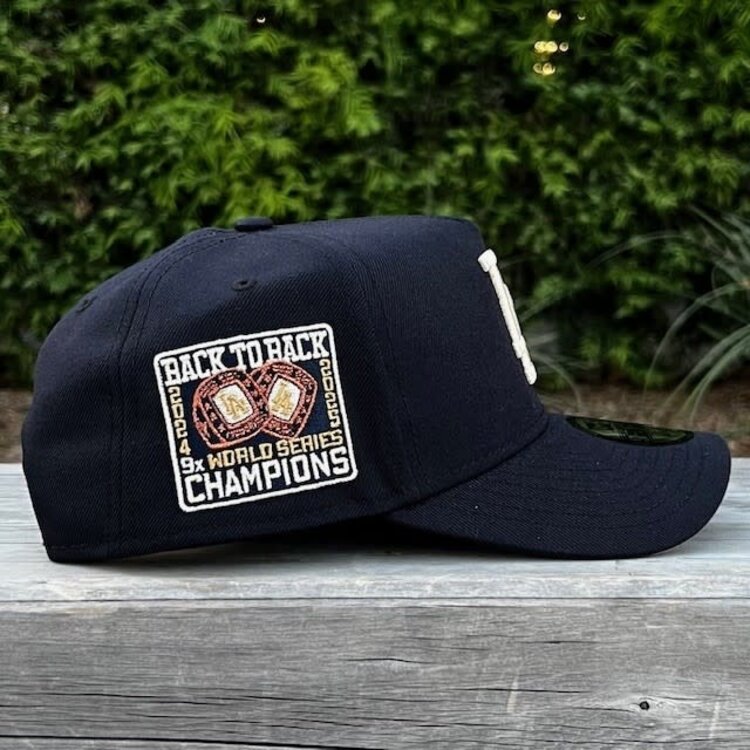 New Era LA Navy Ivory 2025 World Series Champions Rings SP 940 a-frame