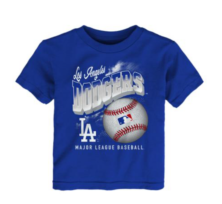 MLB LA Dodgers Toddler Outta Here Short Sleeve Tee