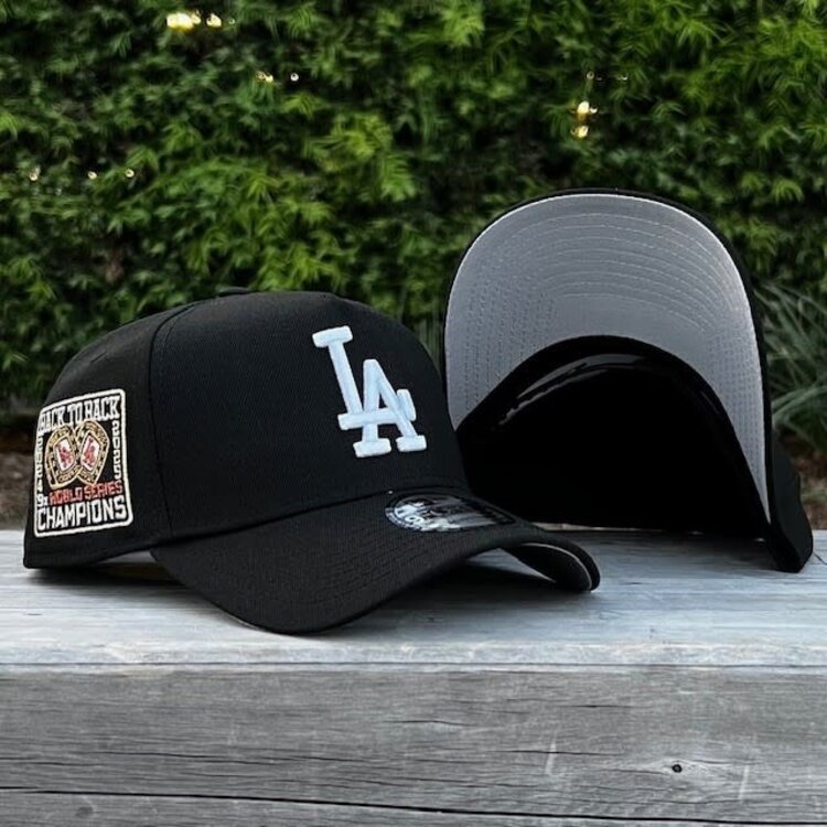 New Era LA Black White 2025 World Series Champions Rings SP 940 a-frame