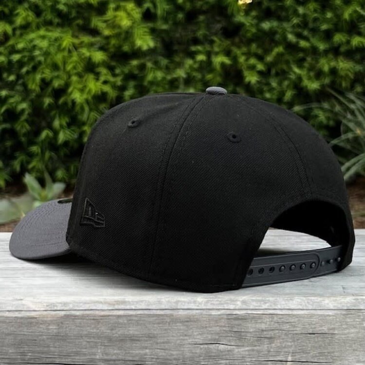 New Era LA Black/Graphite Back to Back World Series Champs Circle 940 a-frame