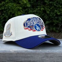 New Era LA Ivory/Royal 2025 World Series Champs Locker Room 940 a-frame