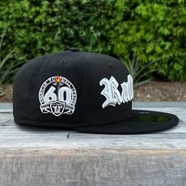 New Era Raiders Black Silver 60 Years