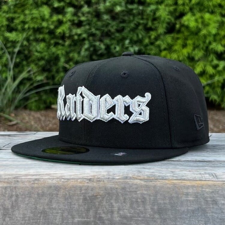 New Era Raiders Black Silver 60 Years