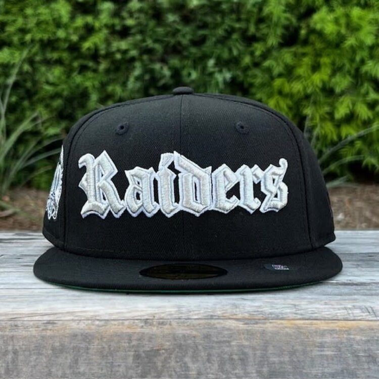 New Era Raiders Black Silver 60 Years