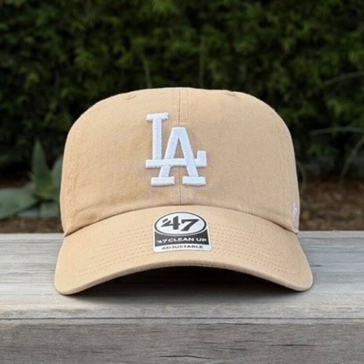 47 Brand LA Dodgers 47 Clean Up Khaki White