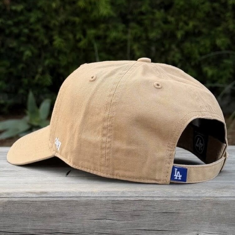 47 Brand LA Dodgers 47 Clean Up Khaki White