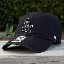 47 Brand LA Dodgers 47 Clean Up Black Black White