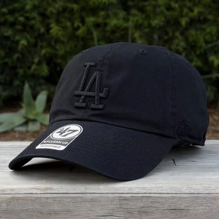 47 Brand LA Dodgers 47 Clean Up Black Black
