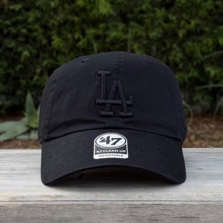 47 Brand LA Dodgers 47 Clean Up Black Black