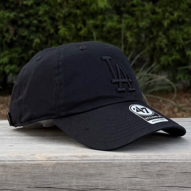 47 Brand LA Dodgers 47 Clean Up Black Black
