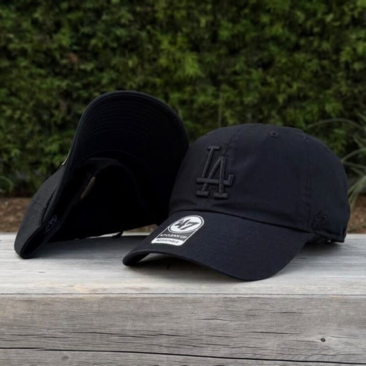 47 Brand LA Dodgers 47 Clean Up Black Black