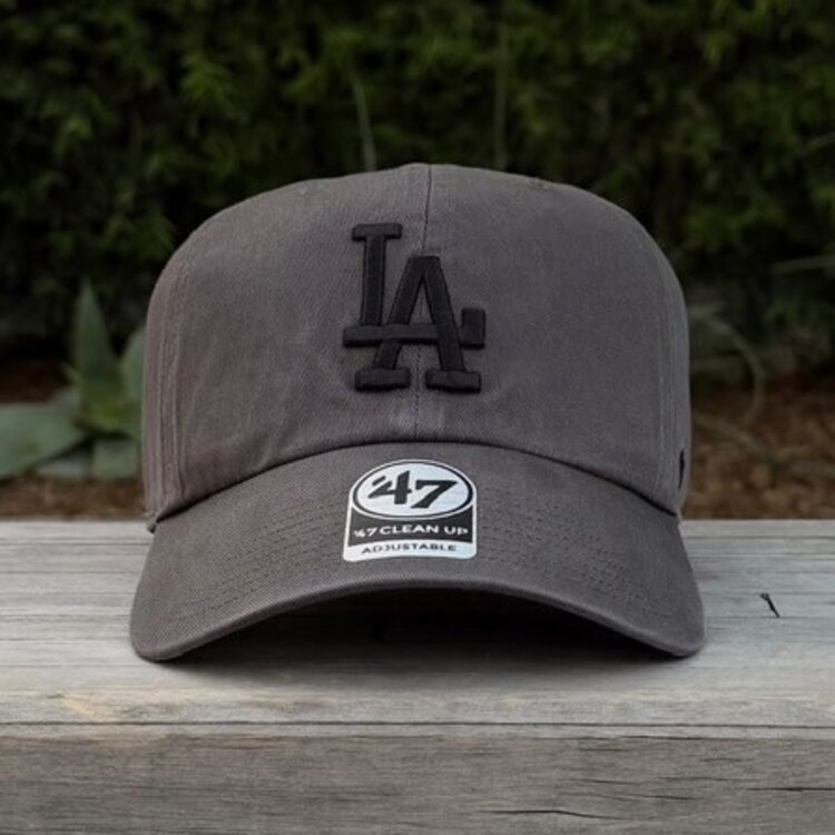 47 Brand LA Dodgers 47 Clean Up Charcoal Black