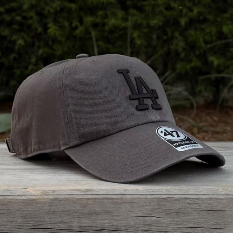 47 Brand LA Dodgers 47 Clean Up Charcoal Black