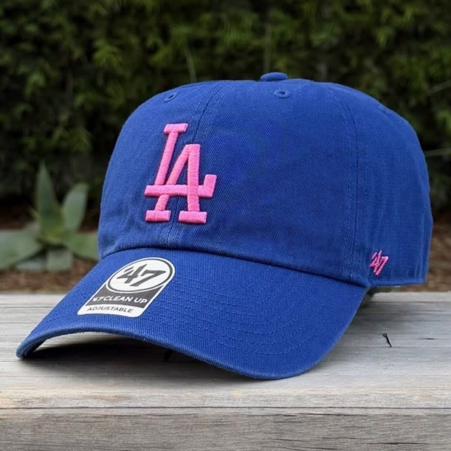 LA Dodgers 47 Clean Up Blue LA Pink - The Locker Room of Downey
