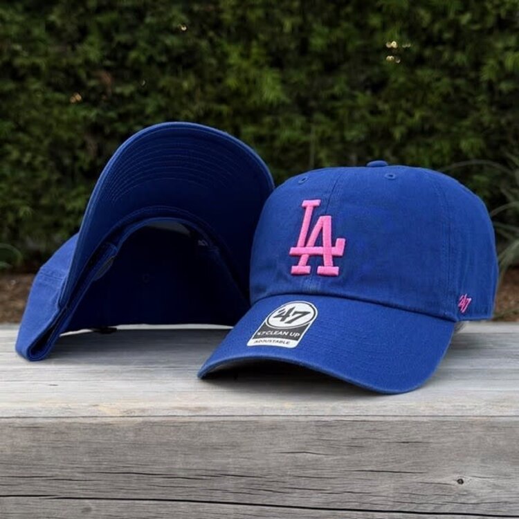 47 Brand LA Dodgers 47 Clean Up Blue LA Pink