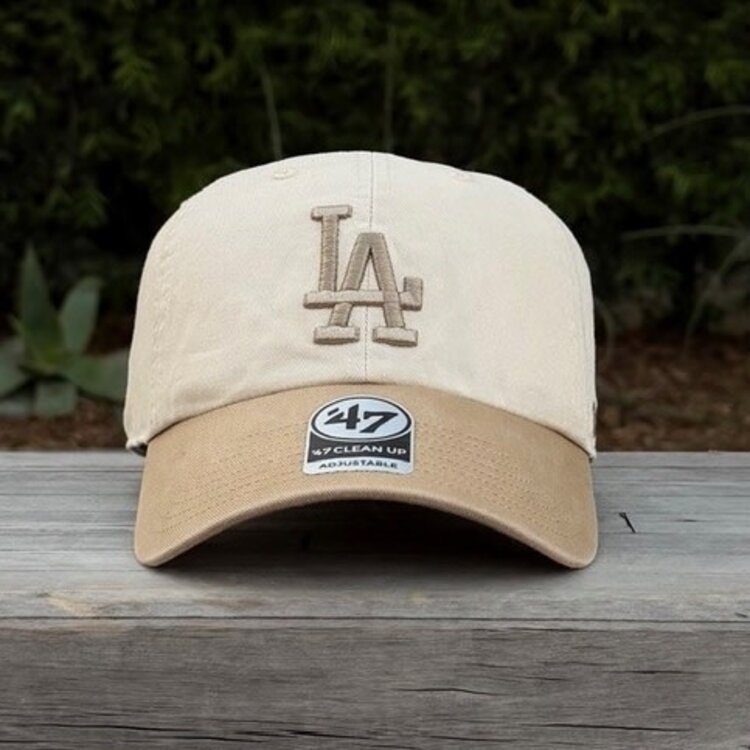 47 Brand LA Dodgers 47 Clean Up Two Tone Natural/Khaki