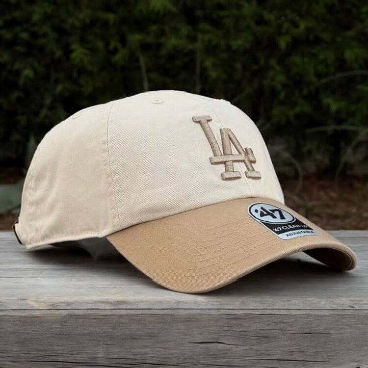 47 Brand LA Dodgers 47 Clean Up Two Tone Natural/Khaki