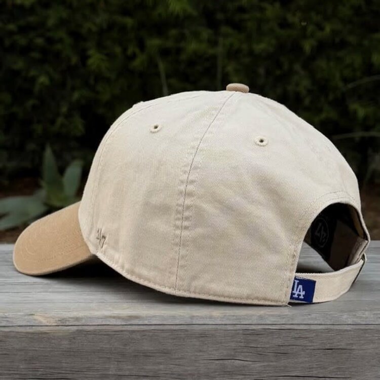 47 Brand LA Dodgers 47 Clean Up Two Tone Natural/Khaki