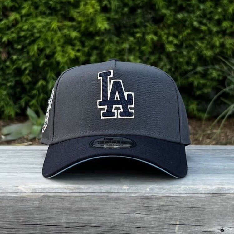 New Era LA Dark Gray/Navy Japanese 2025 WS Champs 940 a-frame