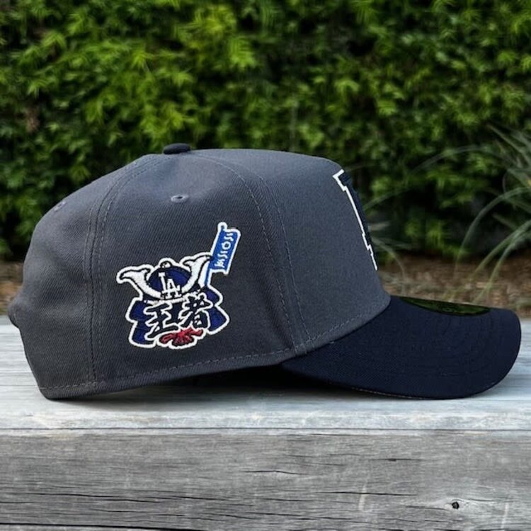 New Era LA Dark Gray/Navy Japanese 2025 WS Champs 940 a-frame