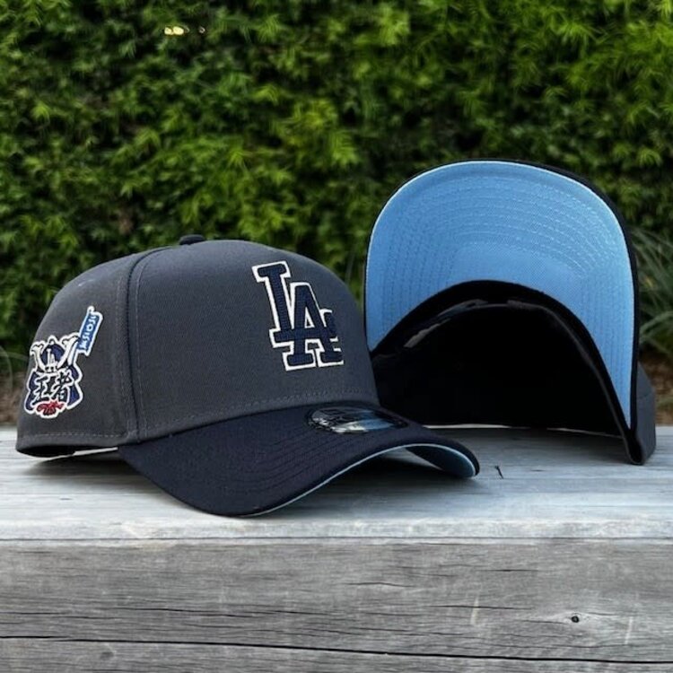 New Era LA Dark Gray/Navy Japanese 2025 WS Champs 940 a-frame