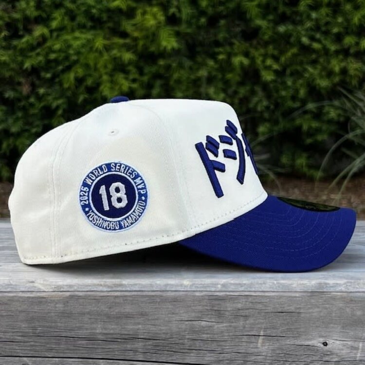 New Era LA Ivory/Royal Kanji Yamamoto MVP 2025 WS Champs 940 a-frame