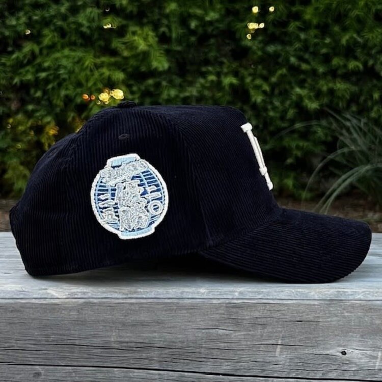 New Era LA Dark Navy Corduroy Japanese 2025 Champions Lantern SP 940 a-frame