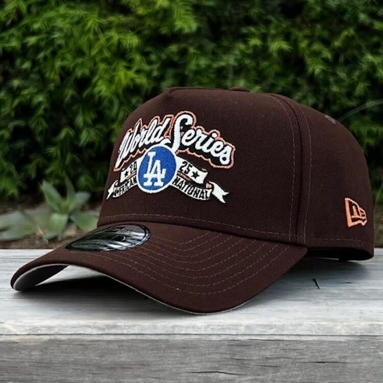 New Era LA Dodgers Dark Brown 2025 NLCS Locker Room 940 a-frame