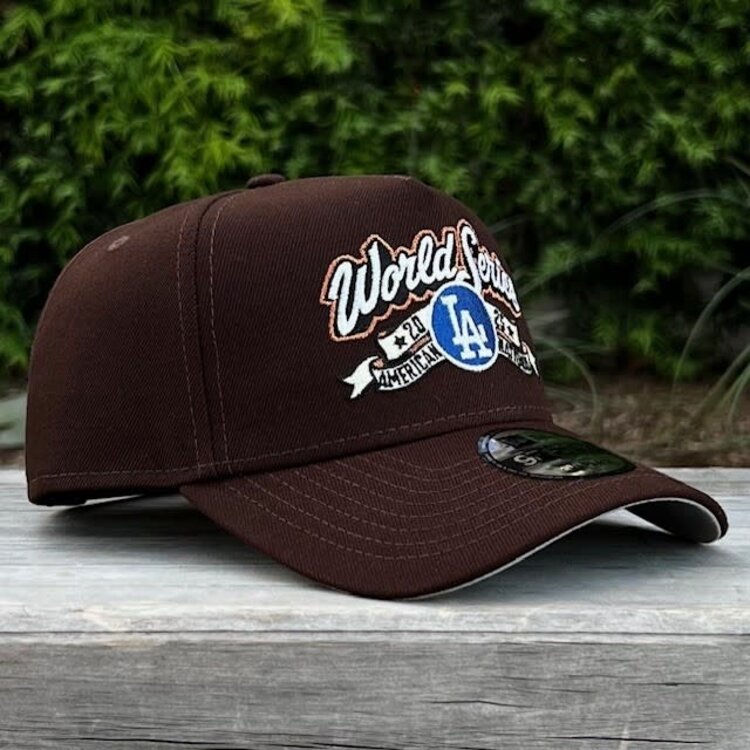 New Era LA Dodgers Dark Brown 2025 NLCS Locker Room 940 a-frame