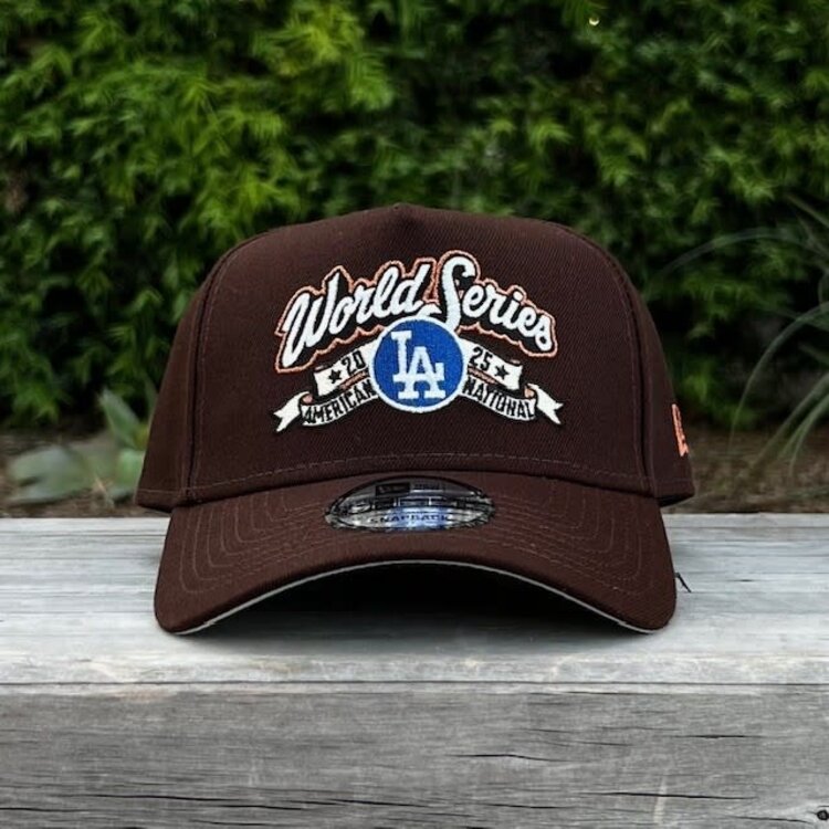 New Era LA Dodgers Dark Brown 2025 NLCS Locker Room 940 a-frame