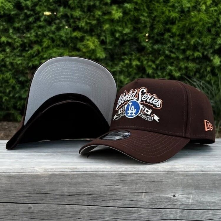 New Era LA Dodgers Dark Brown 2025 NLCS Locker Room 940 a-frame
