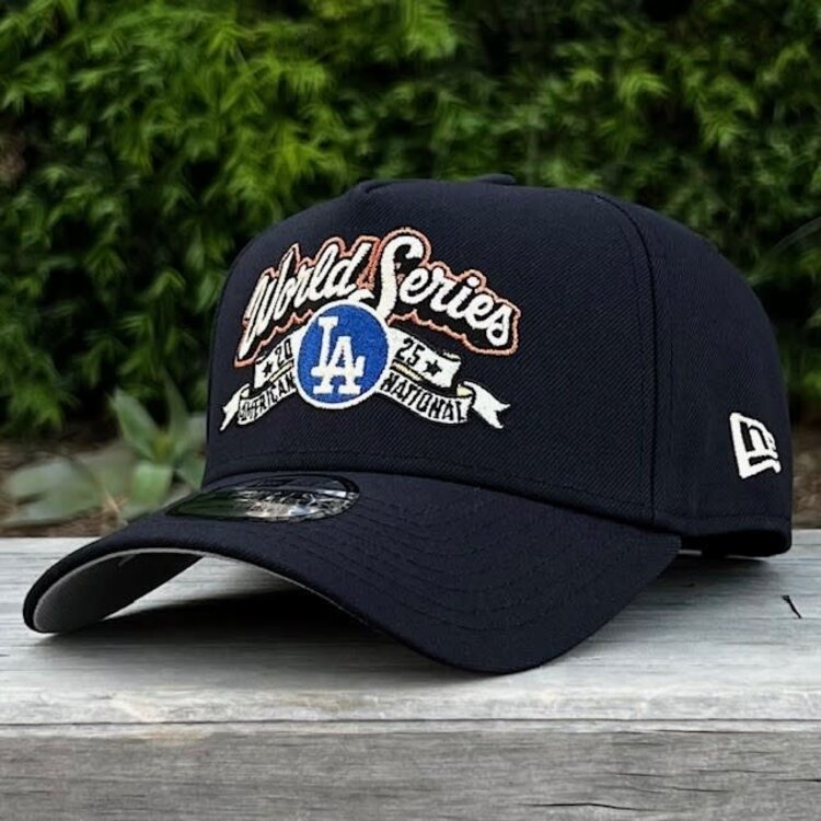 New Era LA Dodgers Navy Ivory 2025 NLCS Locker Room 940 a-frame