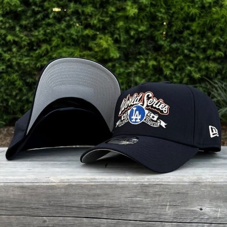 New Era LA Dodgers Navy Ivory 2025 NLCS Locker Room 940 a-frame