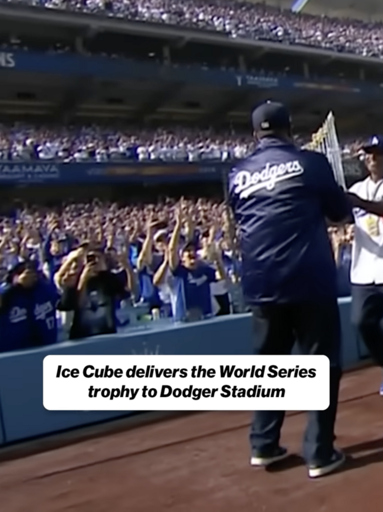 Starter LA Dodgers Men's Starter Navy Cube's Coach Jacket 2025 Champ Celebration