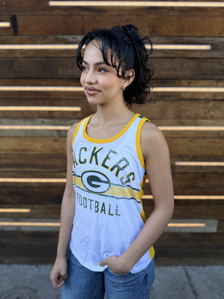 G-III NFL Green Bay Packers W GIII Drop Back Tank
