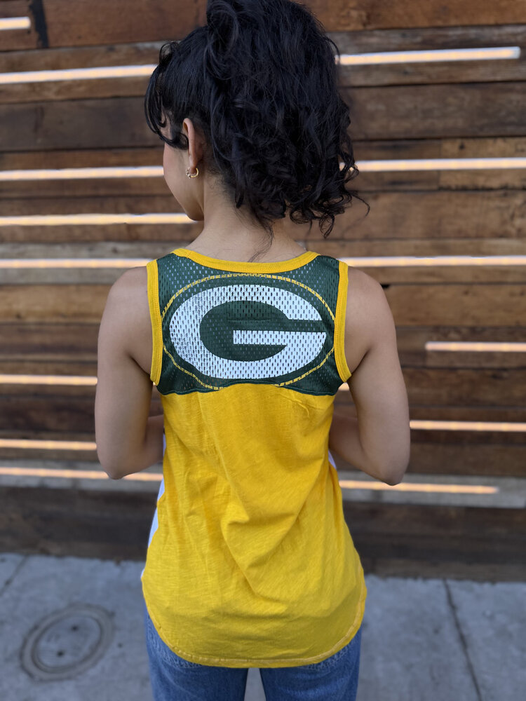 G-III NFL Green Bay Packers W GIII Drop Back Tank