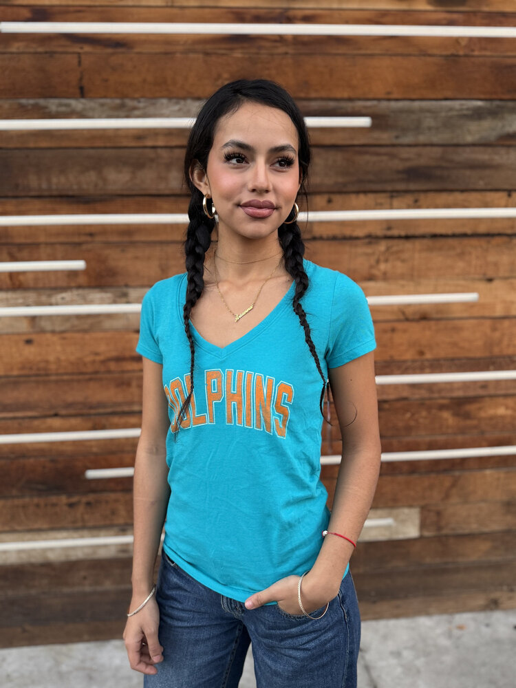 47 Brand Dolphins W '47 Flanker MVP V-Neck