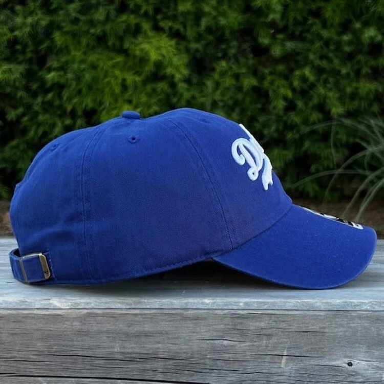 47 Brand LA Dodgers 47 Clean Up Royal White Wordmark Red LA