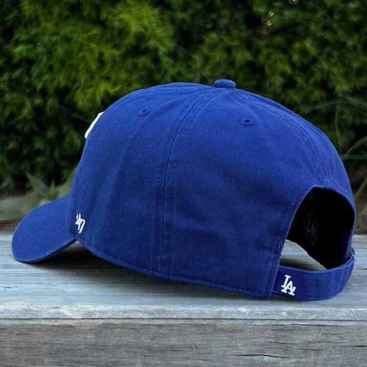 47 Brand LA Dodgers 47 Clean Up Royal White Wordmark Red LA