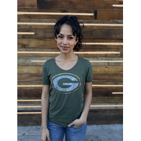 47 Brand Packers W Lux Sequins Runback Scoop Green