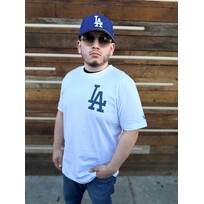 New Era LA Dodgers NE Men's White Established Tee
