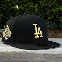 New Era LA Dodgers Black Metalllic Gold Viva
