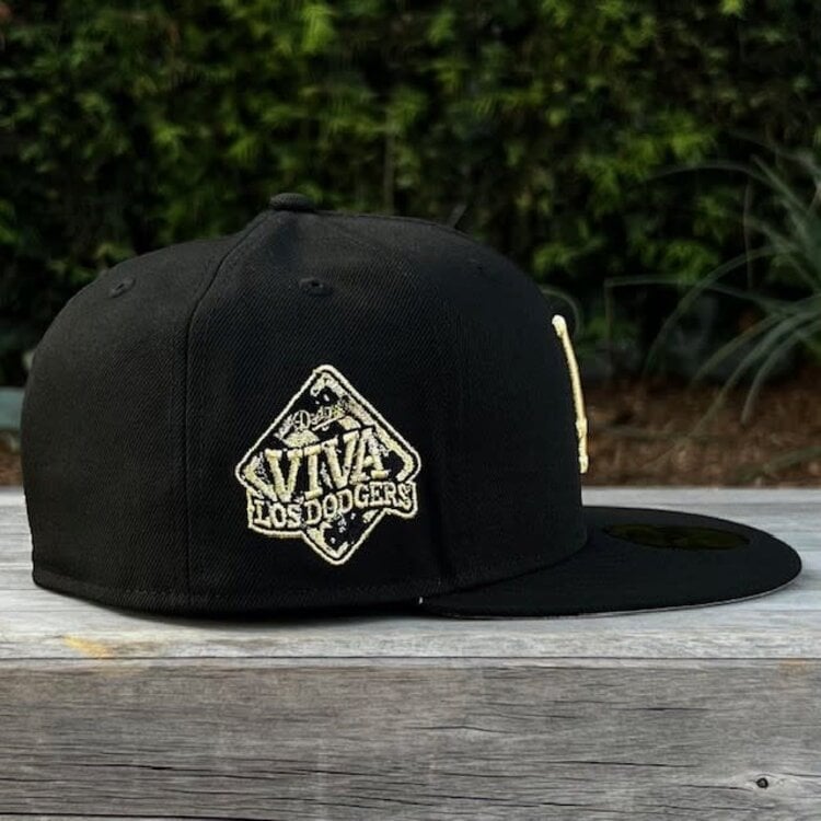 New Era LA Dodgers Black Metalllic Gold Viva