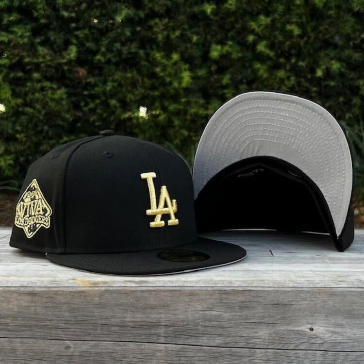 New Era LA Dodgers Black Metalllic Gold Viva